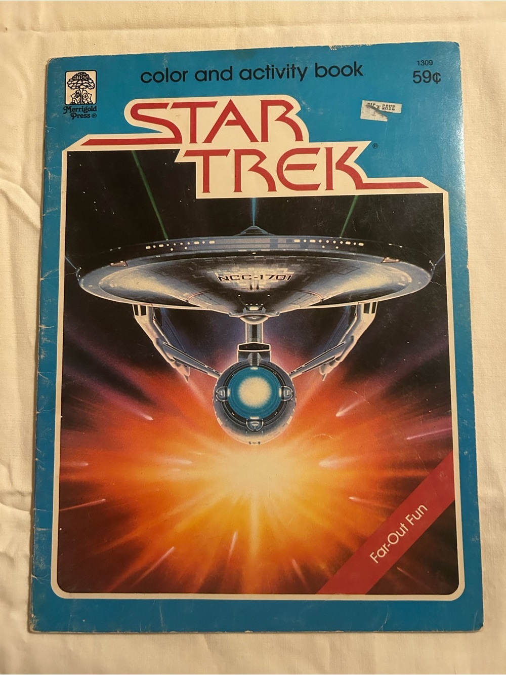 Star Trek Far Out Fun Color & Activity Book Vintage Coloring Book
